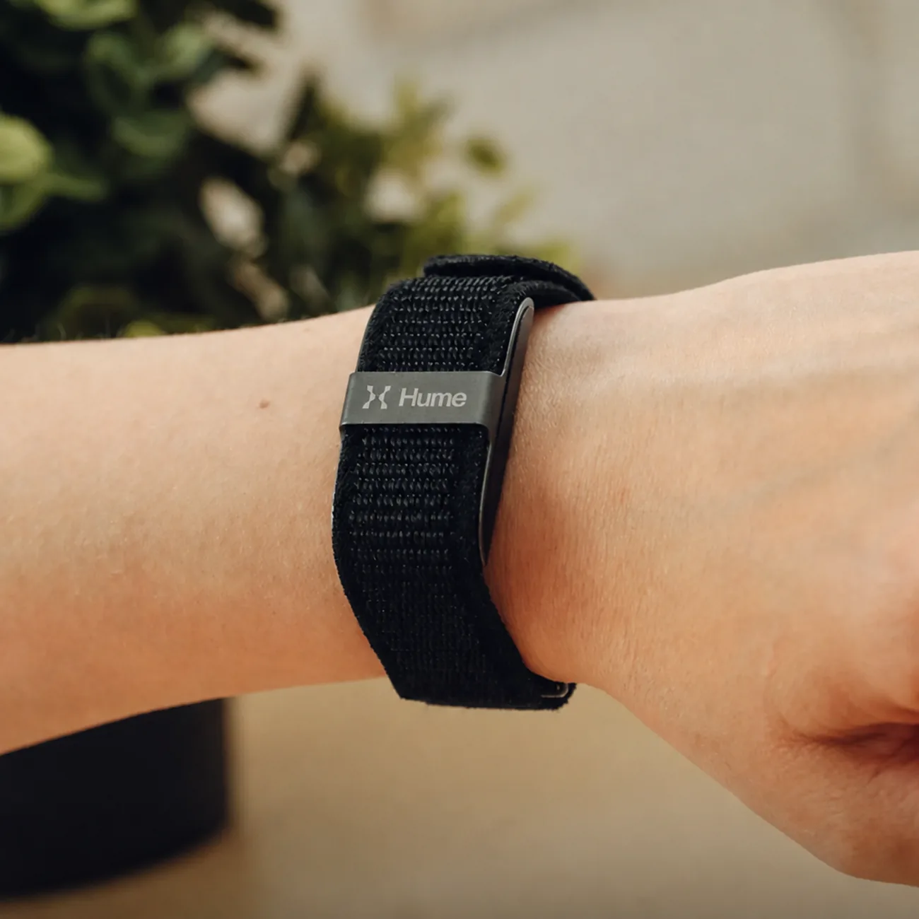 Hume Health band on a wrist